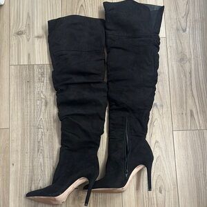 Jessica Simpson Black Over-the-Knee Women's Boots